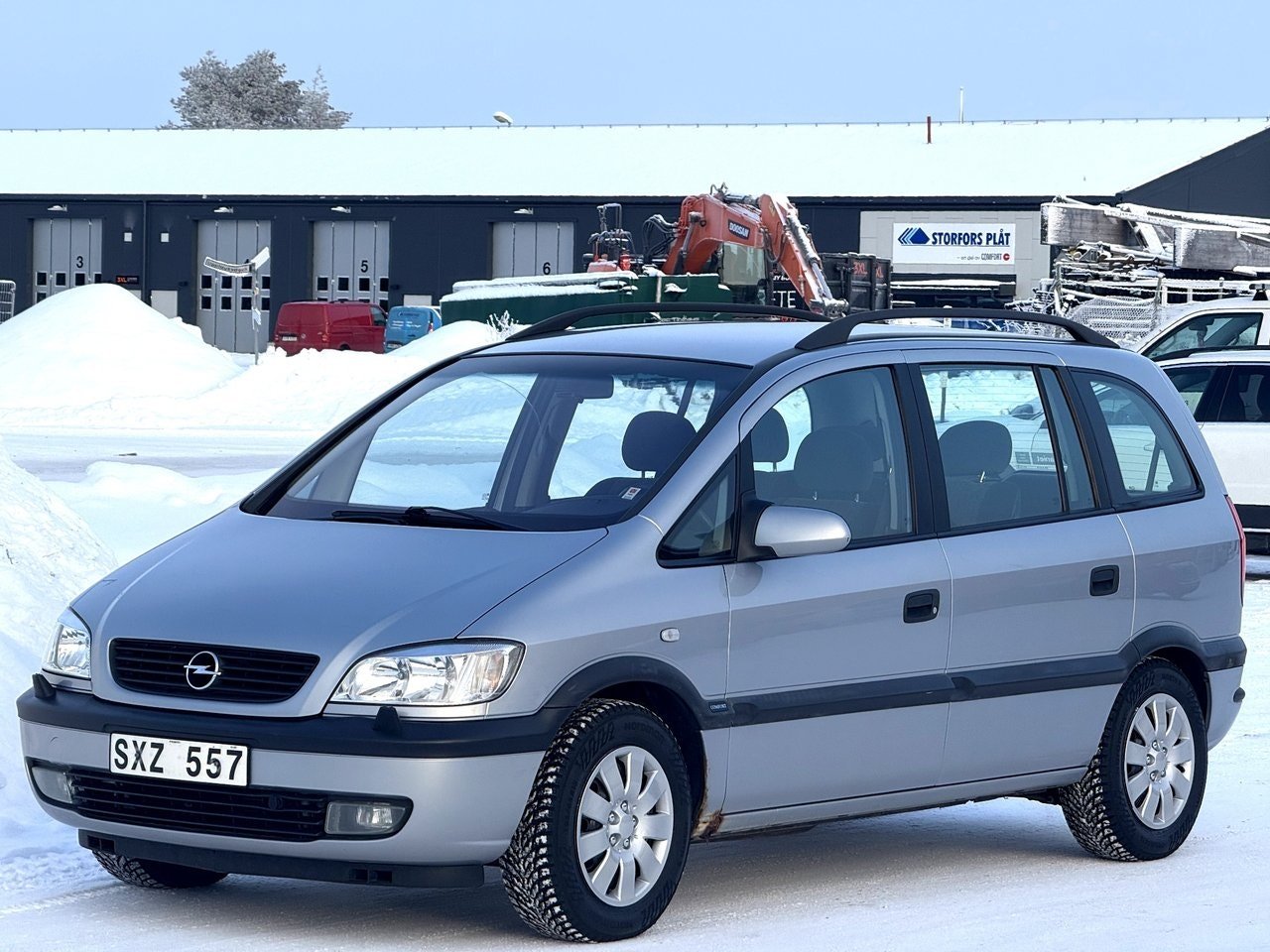 Begagnad Opel Zafira 2002 till salu Luleå - framsida